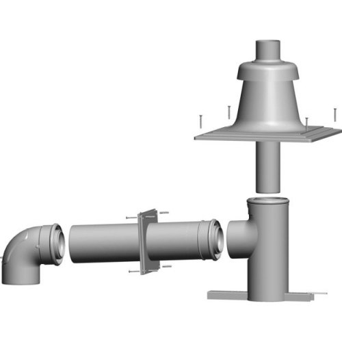 Set di collegamento Wolf DN80 / 125 conc. nell'albero di pla