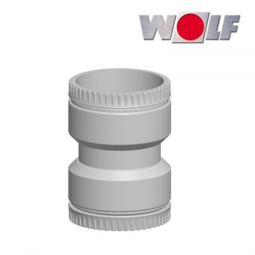 Raccordo per condotto fumi flessibile DN83
