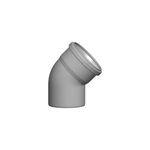 Wolf Abgasrohrbogen DN110 45° aus Polypropylen