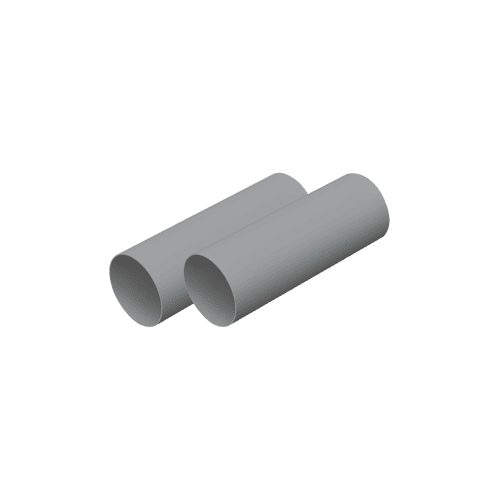 Manicotti da incasso a parete per KWL EC 70 L 500 mm DN 122